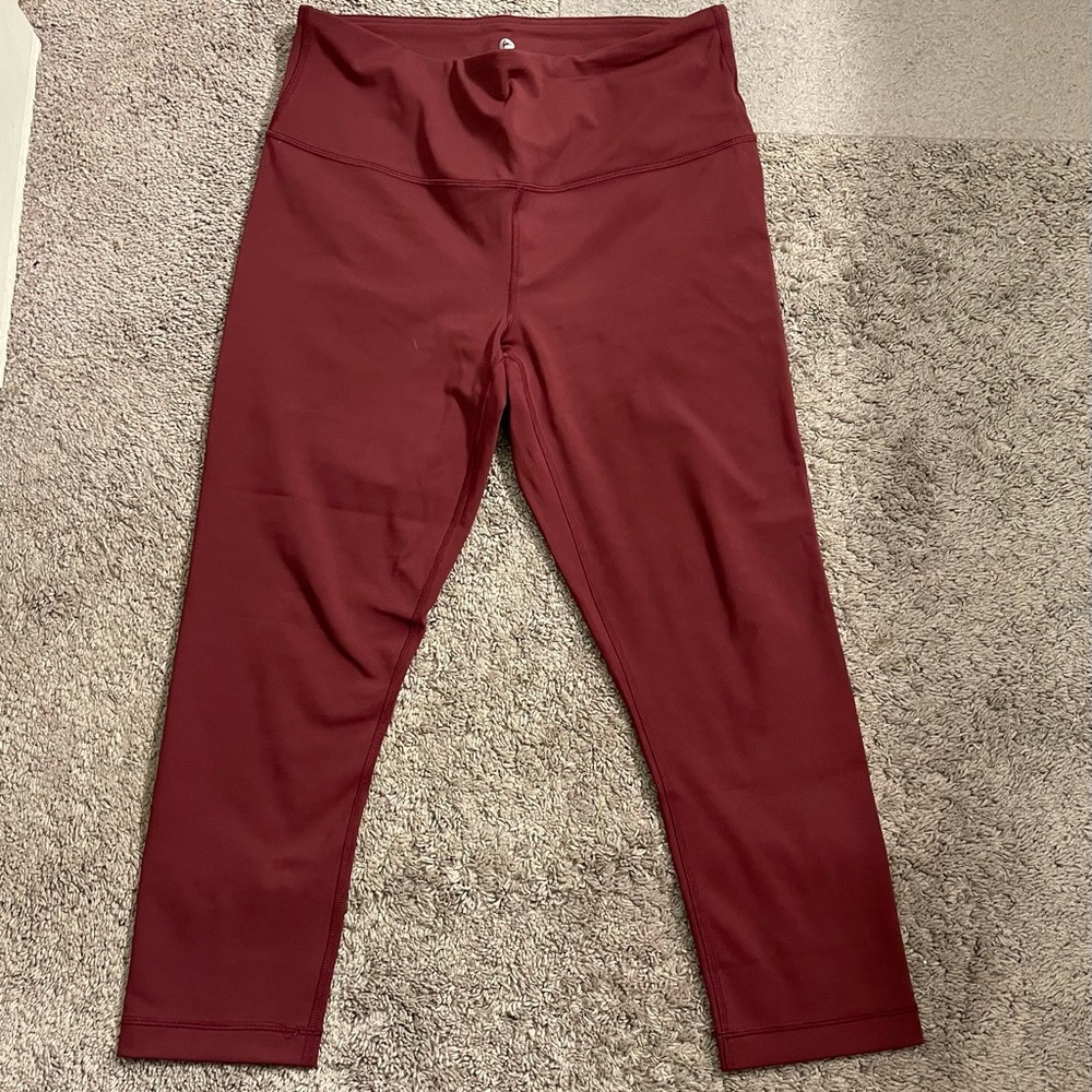 Rusty Red 90 Degree Size Large Leggings